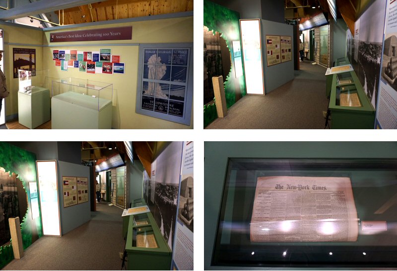 Exhibits in the Monocacy Visitor Center